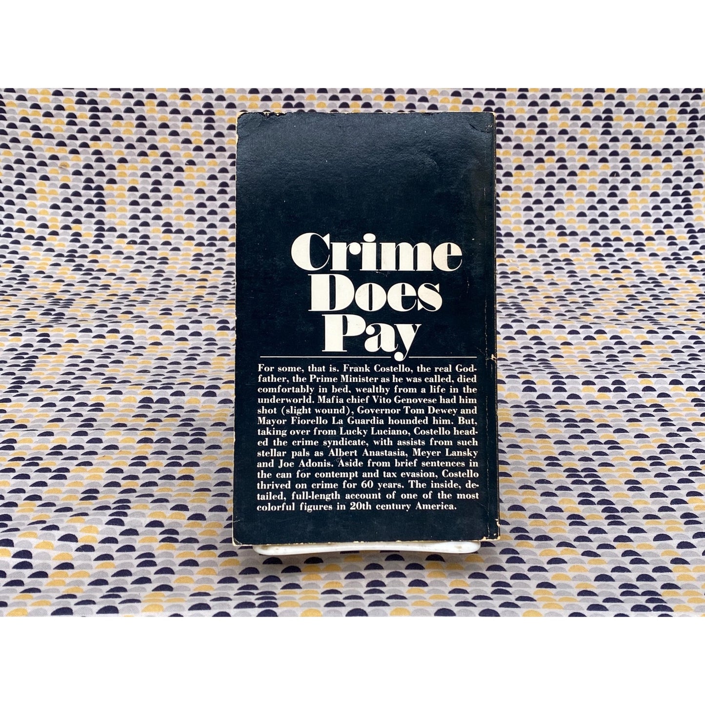 Frank Costello - Henry A. Zeiger - Vintage Paperback Book - Berkley Edition