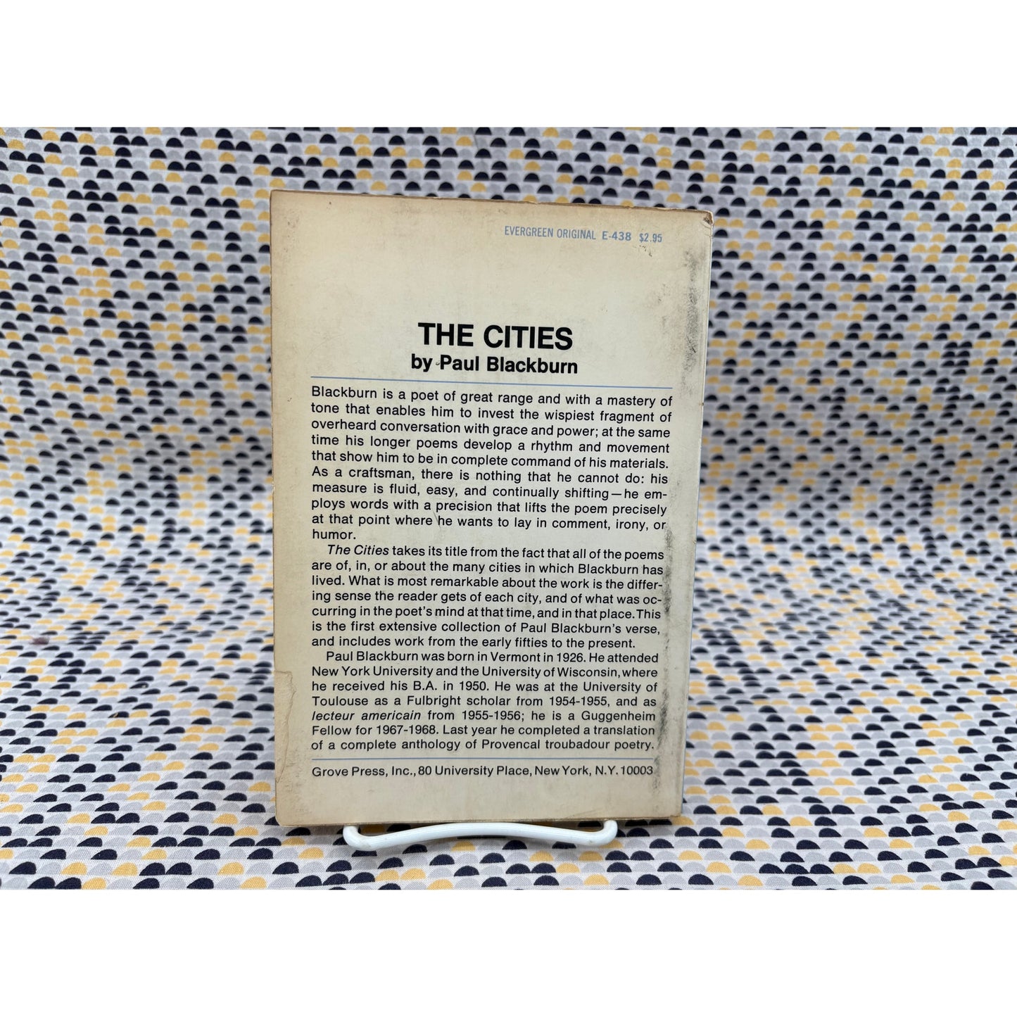 The Cities - Paul Blackburn - Evergreen - Paperback