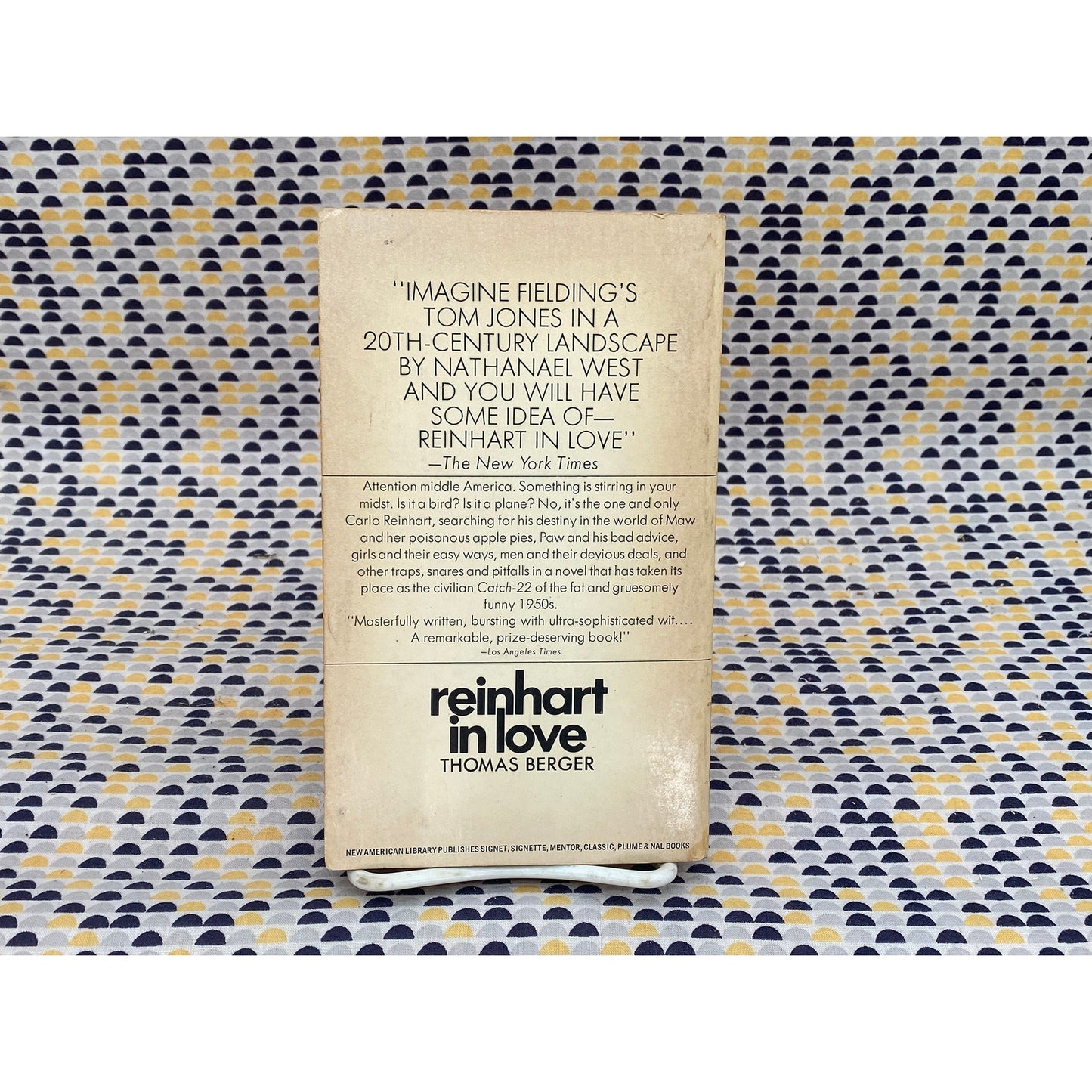 Reinhart In Love - Thomas M. Berger - Vintage Paperback Book - Signet Edition