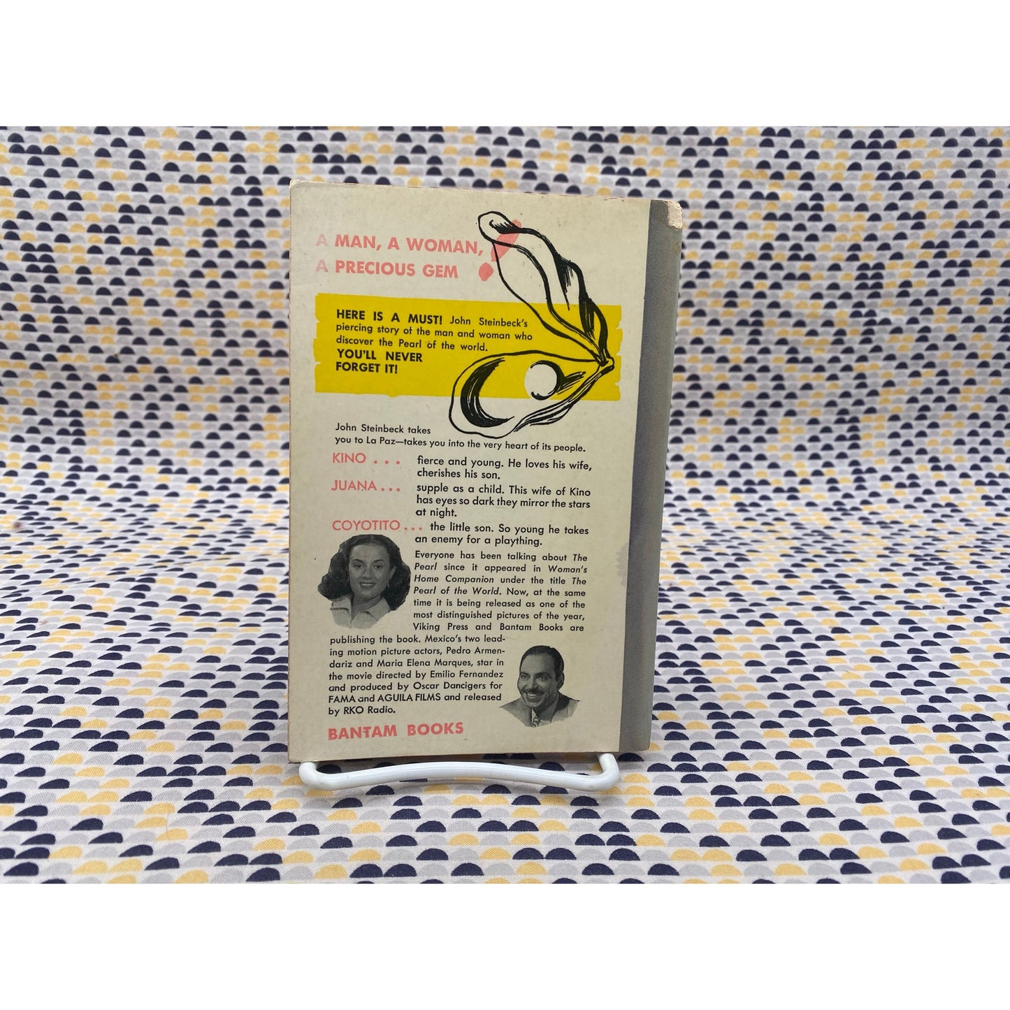 The Pearl - John Steinbeck - Vintage Paperback - Bantam - 1947 Bantam Edition