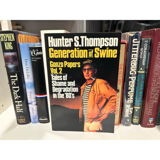 Generation of Swine - Hunter S. Thompson - Gonzo Papers Volume 2 - Vintage Paperback - 1988 Summit Books BOMC Edition