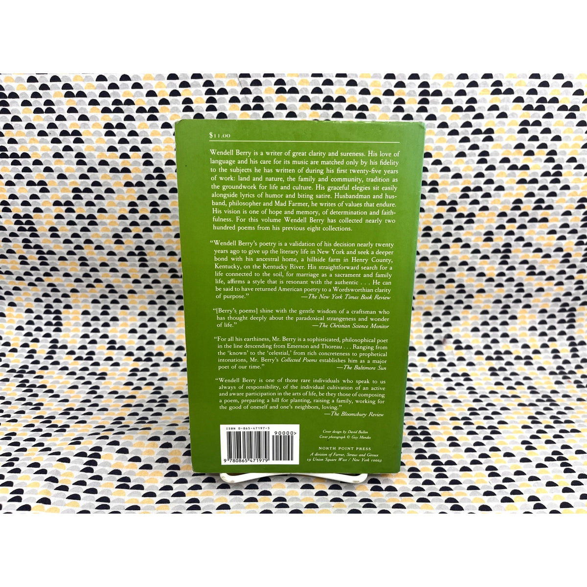 SIGNED COPY - Wendell Berry: Collected Poetry - North Point Press - Paperback