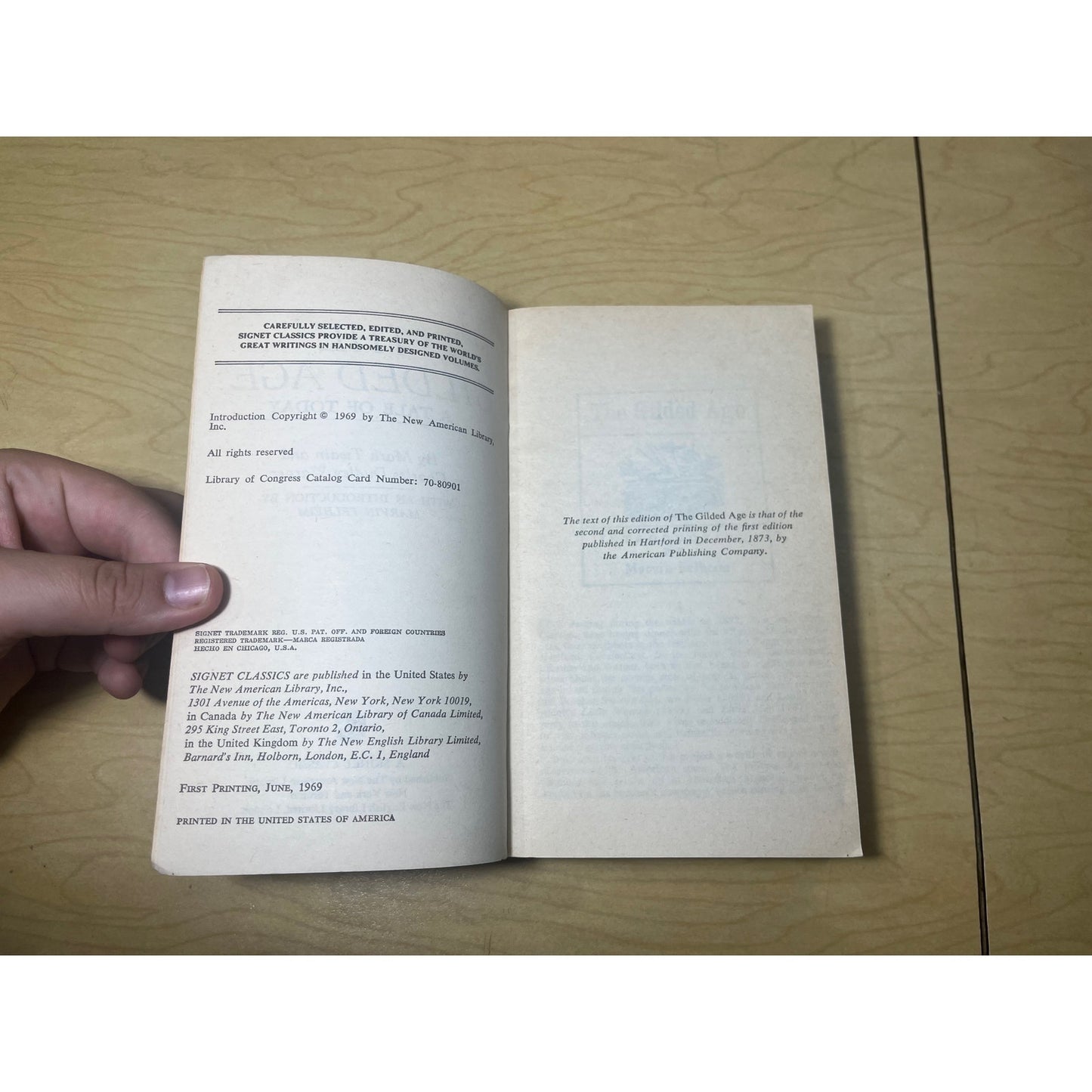 The Gilded Age - Mark Twain & Charles Dudley Warner - Signet Classics - Paperback