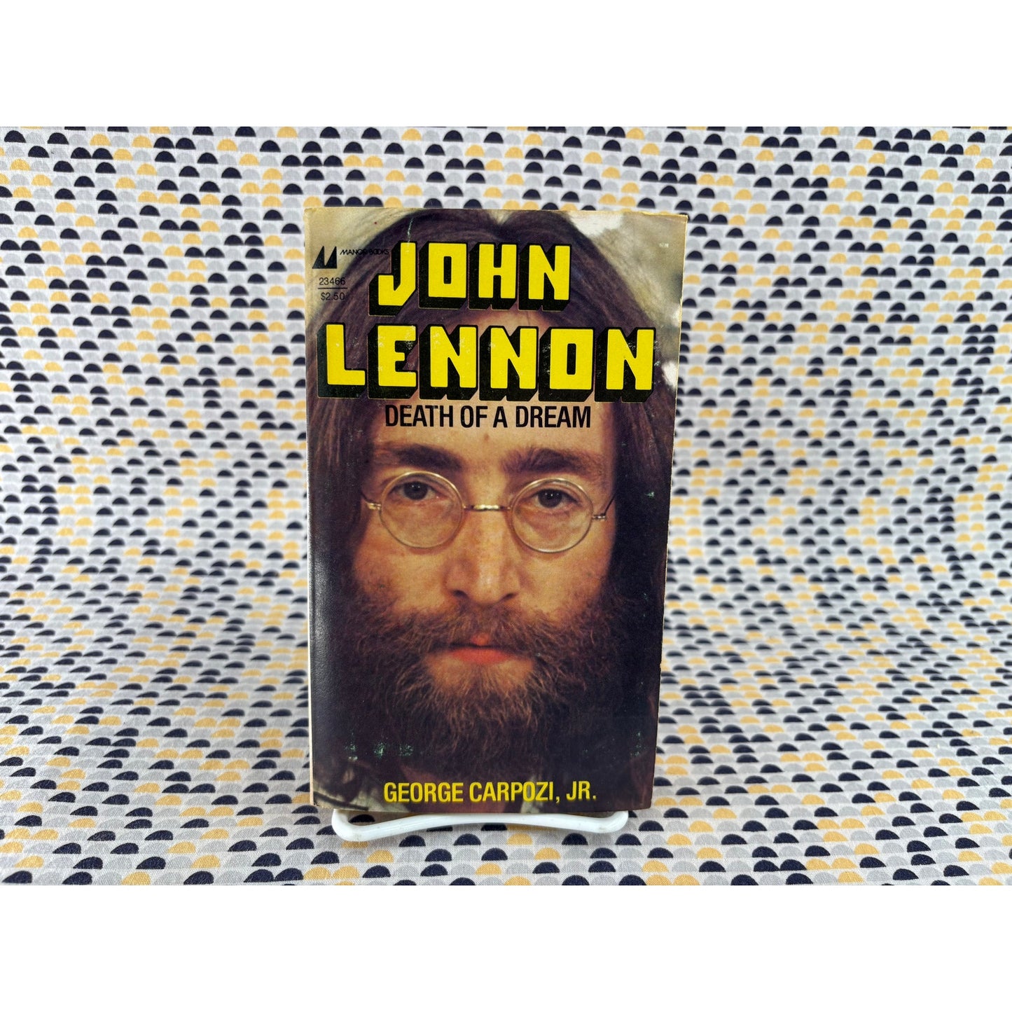John Lennon - Death of a Dream - George Carpozi Jr - Vintage Paperback Book - Manor Books