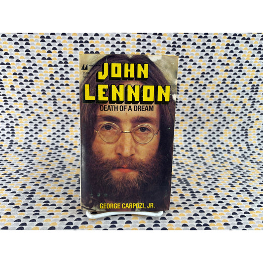 John Lennon - Death of a Dream - George Carpozi Jr - Vintage Paperback Book - Manor Books