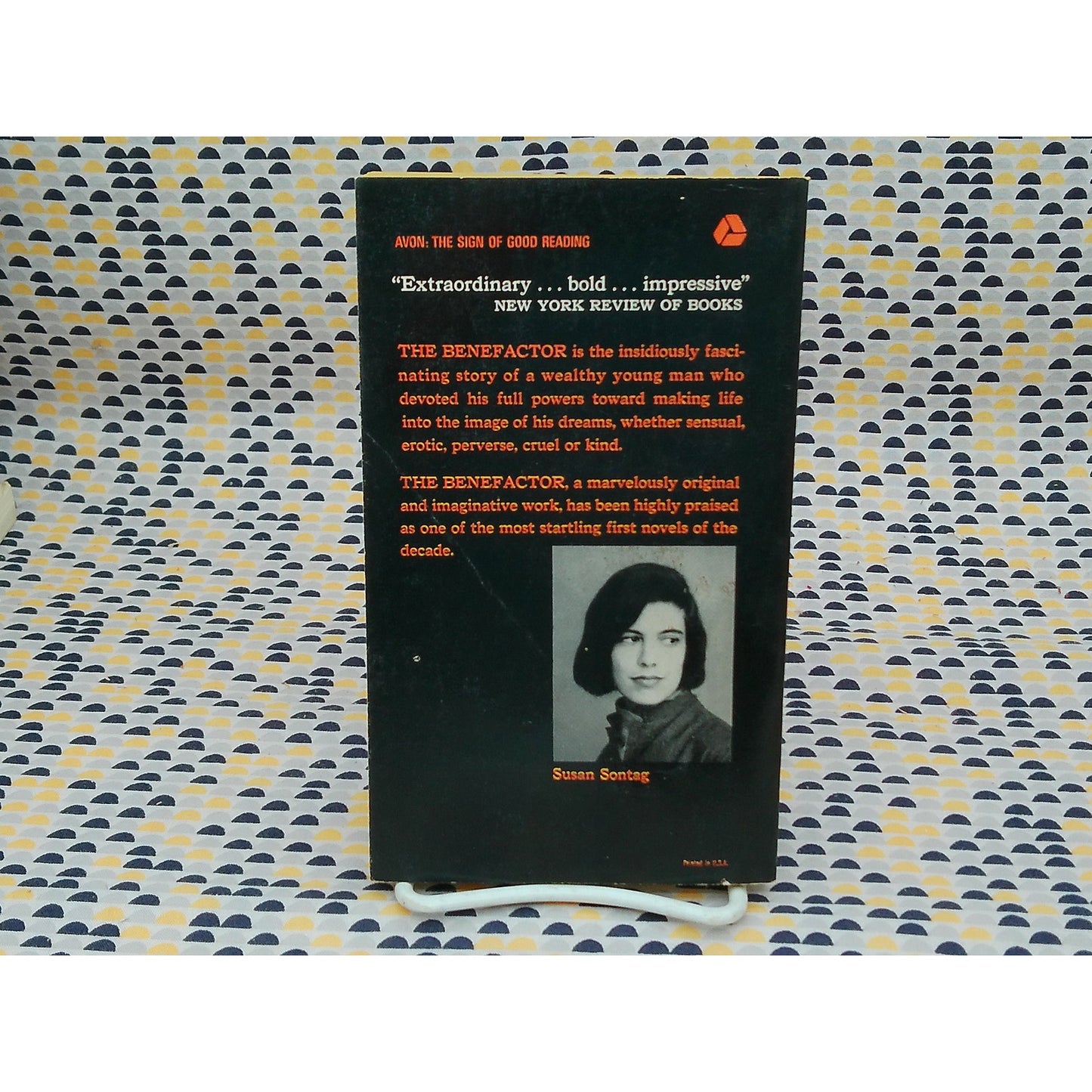 The Benefactor - Susan Sontag - Vintage Paperback Book - 75 cent Avon Edition