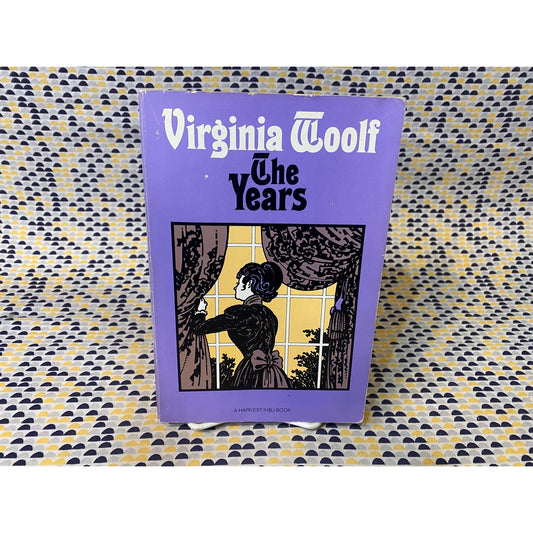 The Years - Virginia Woolf - Vintage Paperback Book - Harvest Books Edition