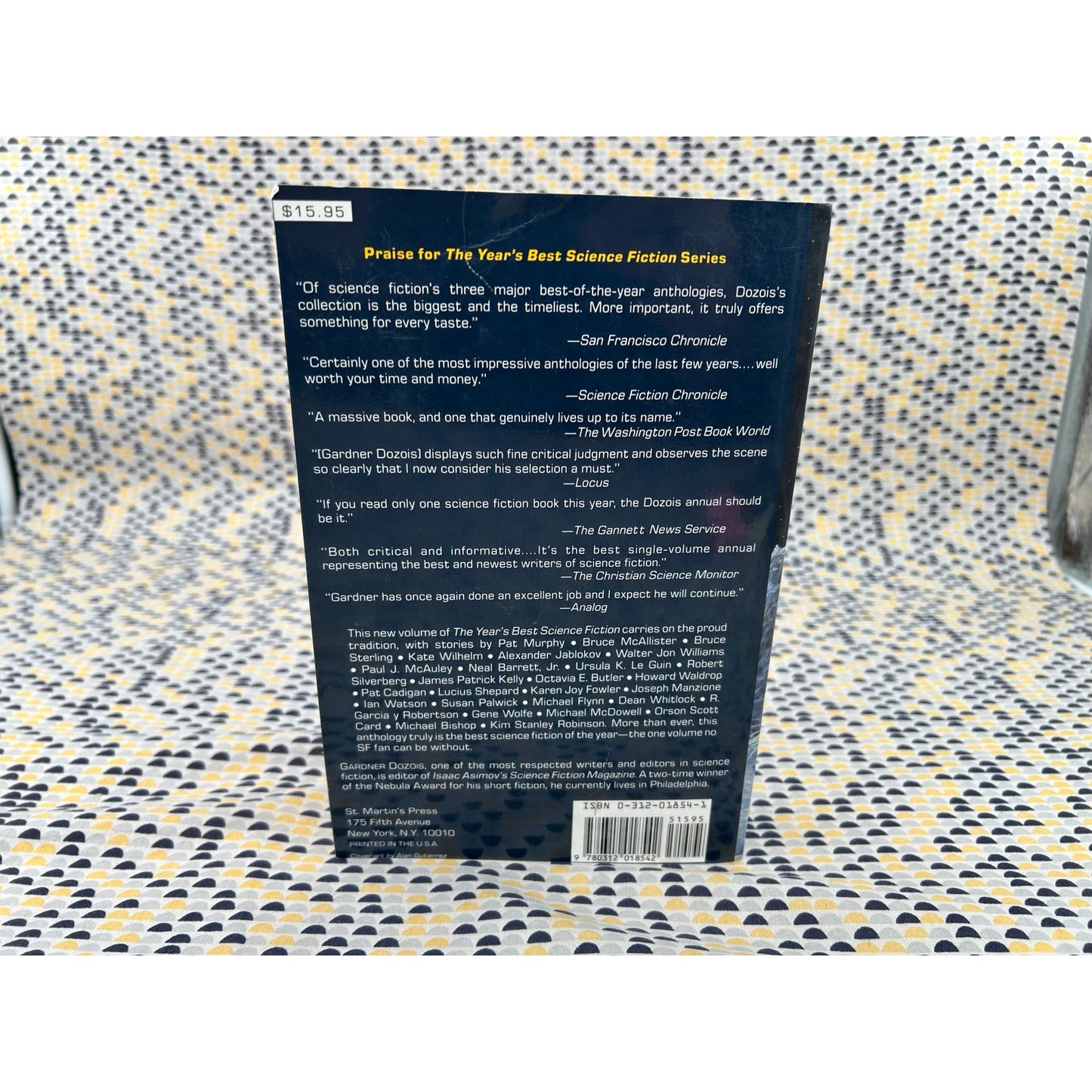 The Year's Best Science Fiction: 5th Annual Collection - Gene Wolfe Ursula Le Guin  - Gardner Dozois, ed - St. Martin's Press