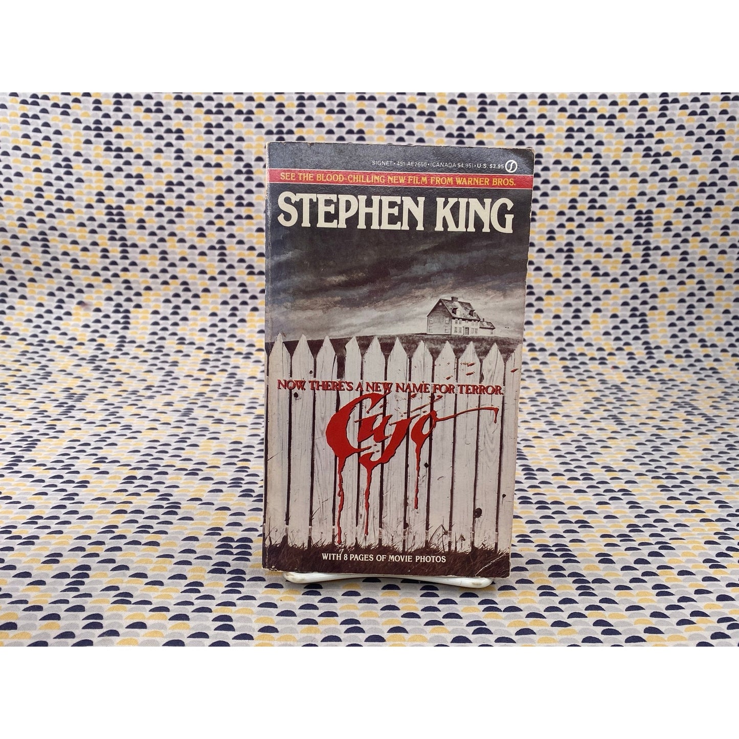 Cujo - Stephen King - Vintage Paperback Book - Signet Books