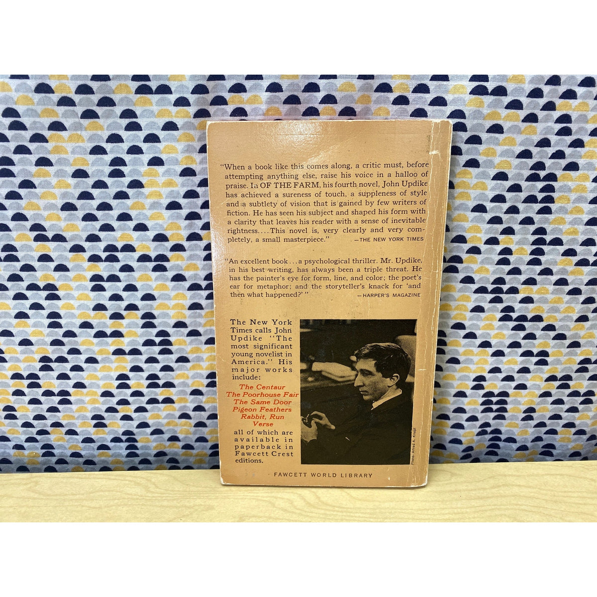 Of the Farm - John Updike - Vintage Paperback Book -  Fawcett Crest Edition