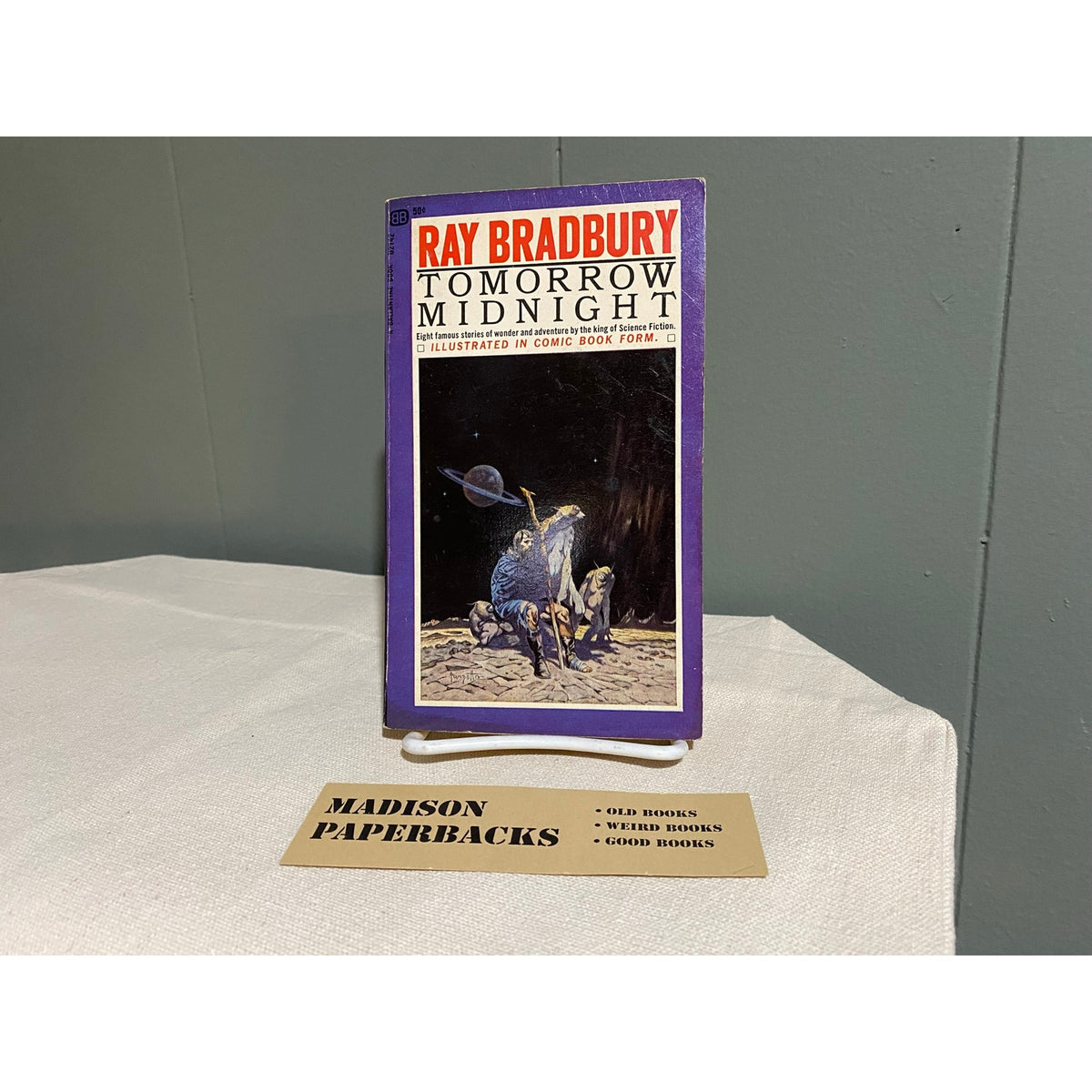Tomorrow Midnight - Ray Bradbury - Ballantine Books - Frazetta cover - EC Comics - Vintage Paperbacks