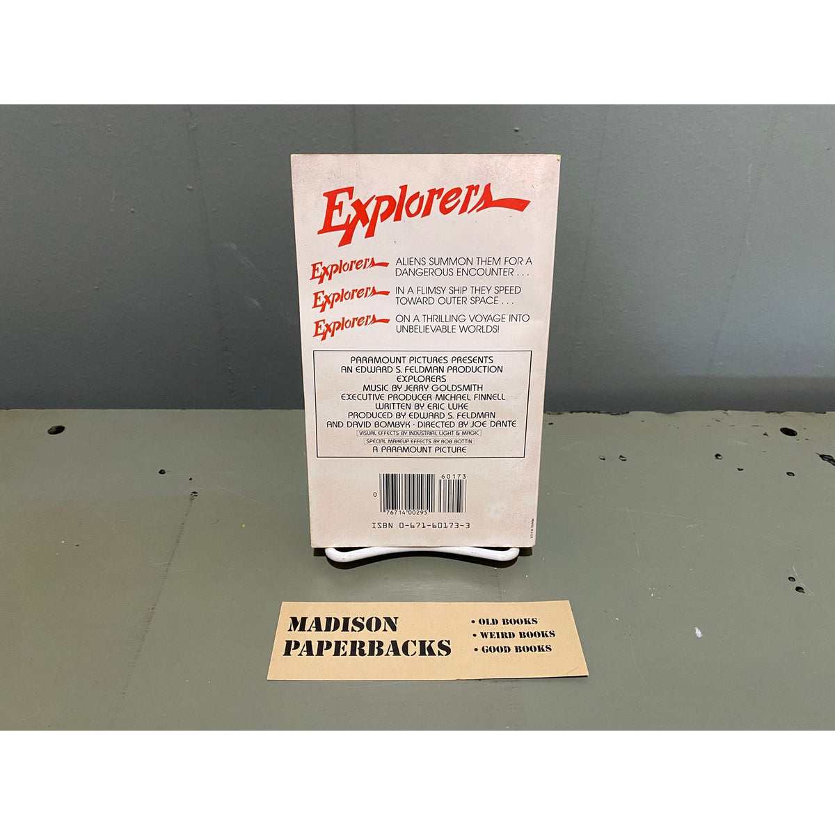 Explorers - George Gipe - Pocket - Movie Novelization - Paperback