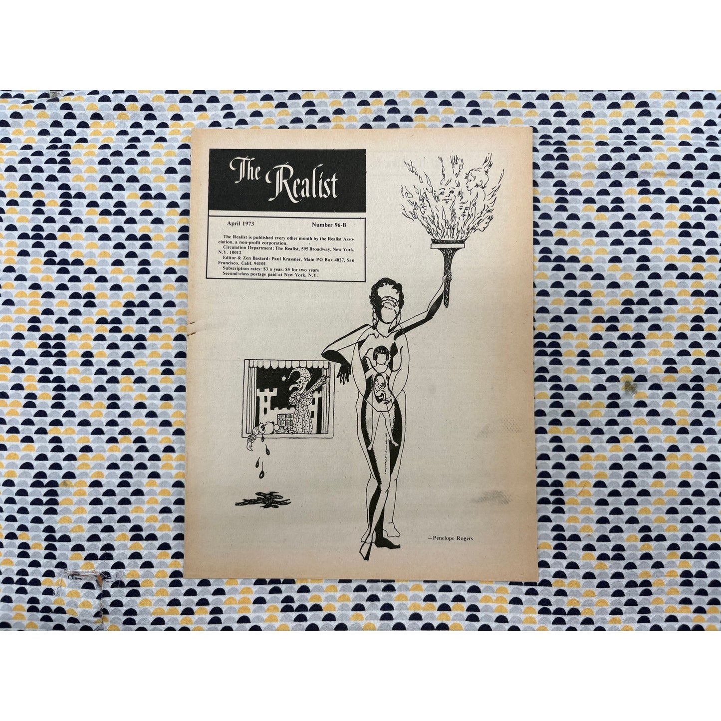 The Realist Magazine - Counterculture Newspaper - April 1973 - No. 96B
