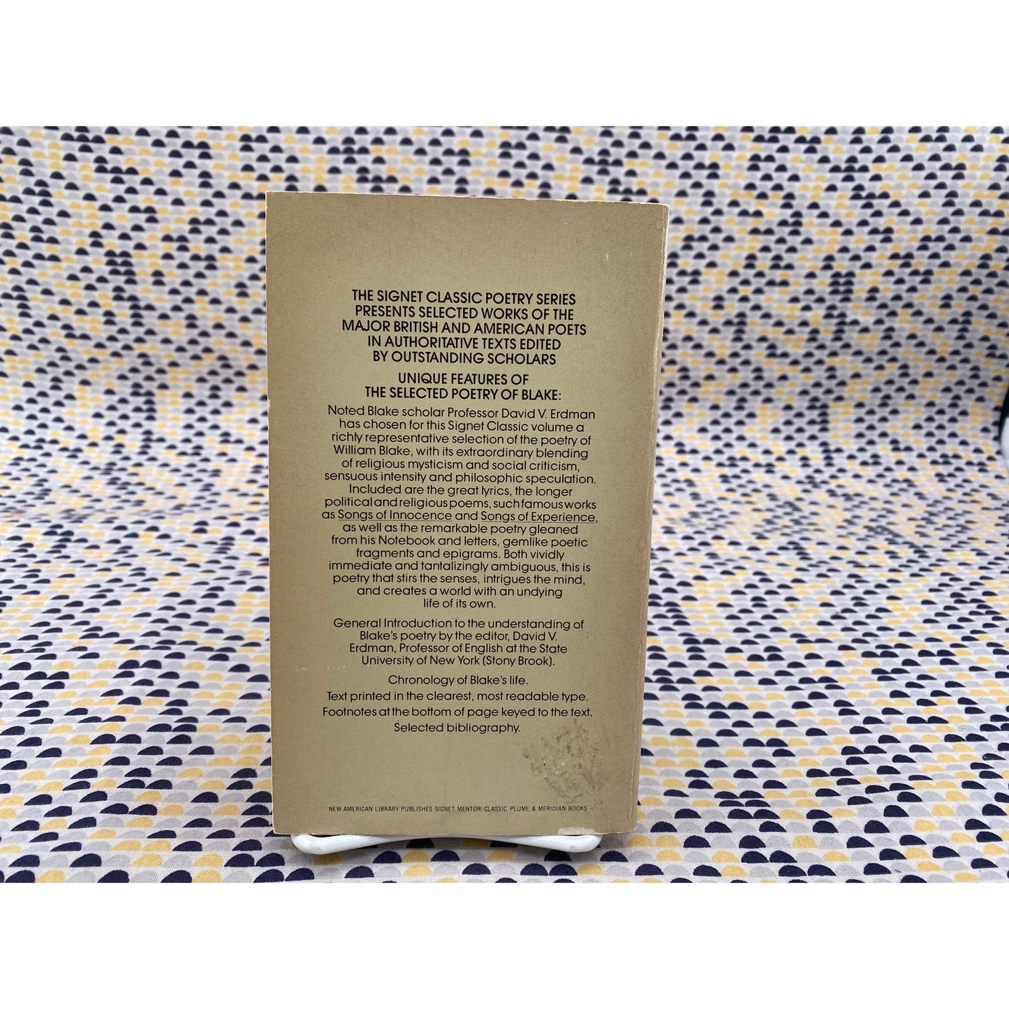 Selected Poetry Of Blake - Signet Classics Edition - Paperback