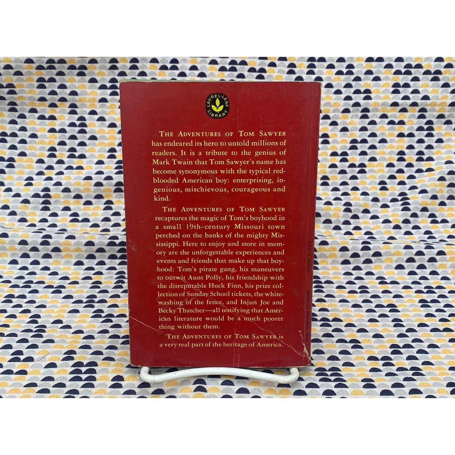 The Adventures of Tom Sawyer - Mark Twain - Vintage Paperback Book - Dell Ed