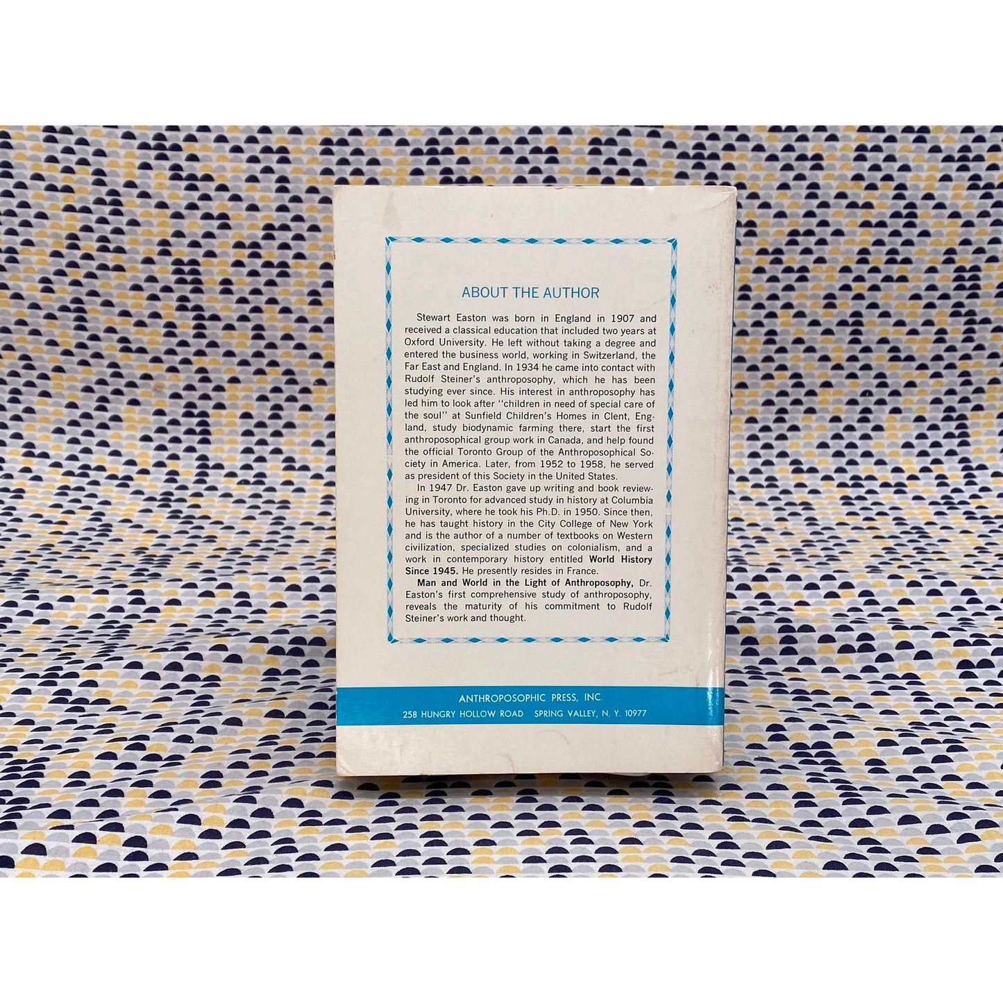 Man And The World In The Light Of Anthroposophy - Stewart C. Easton