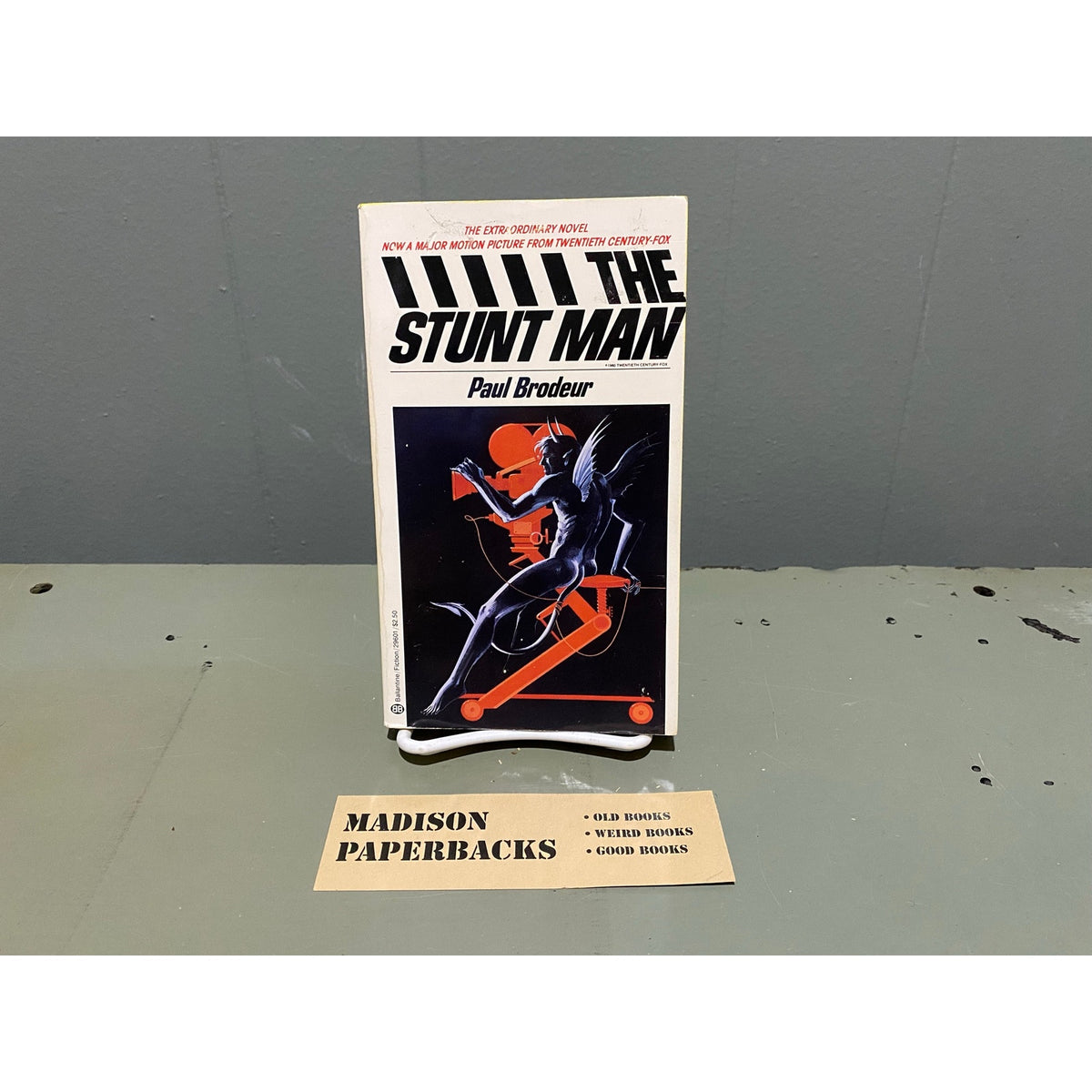 The Stunt Man - Paul Brodeur - Ballantine - Movie Tie-In Edition - Paperback