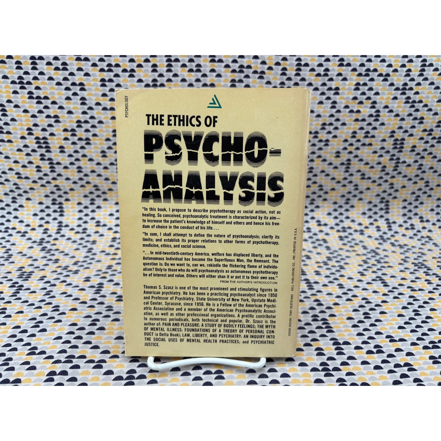 The Ethics Of Psycho Analysis - Thomas Szasz - Delta - Paperback