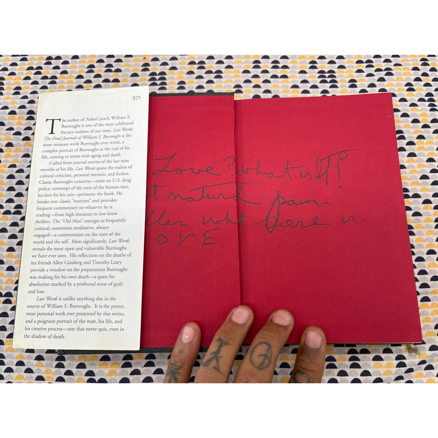 Last Words Final Journals - William S. Burroughs - Grove Press - Hardcover - 1st, 1st