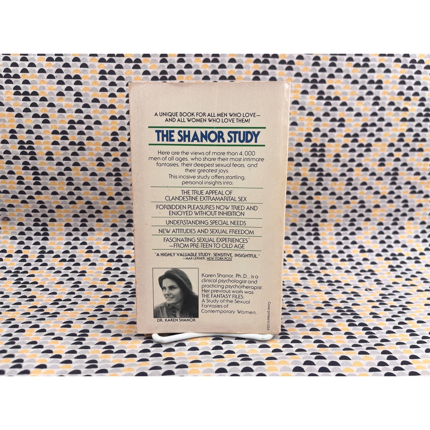 The Sexual Sensitivity of the American Male - Dr. Karen Shanor - Ballantine Books - Paperback
