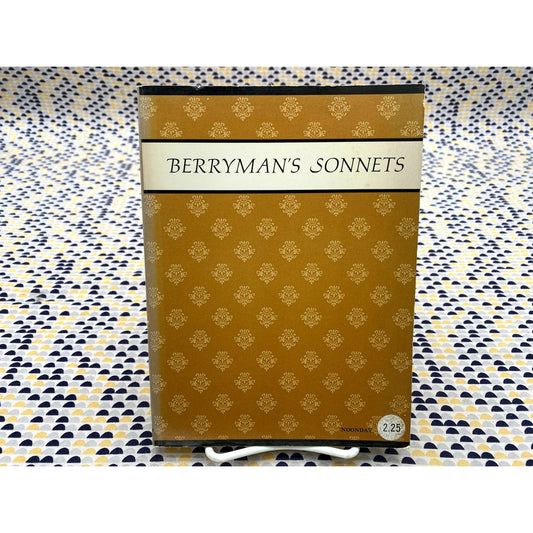 Berryman's Sonnets - John Berryman - Noonday - Paperback
