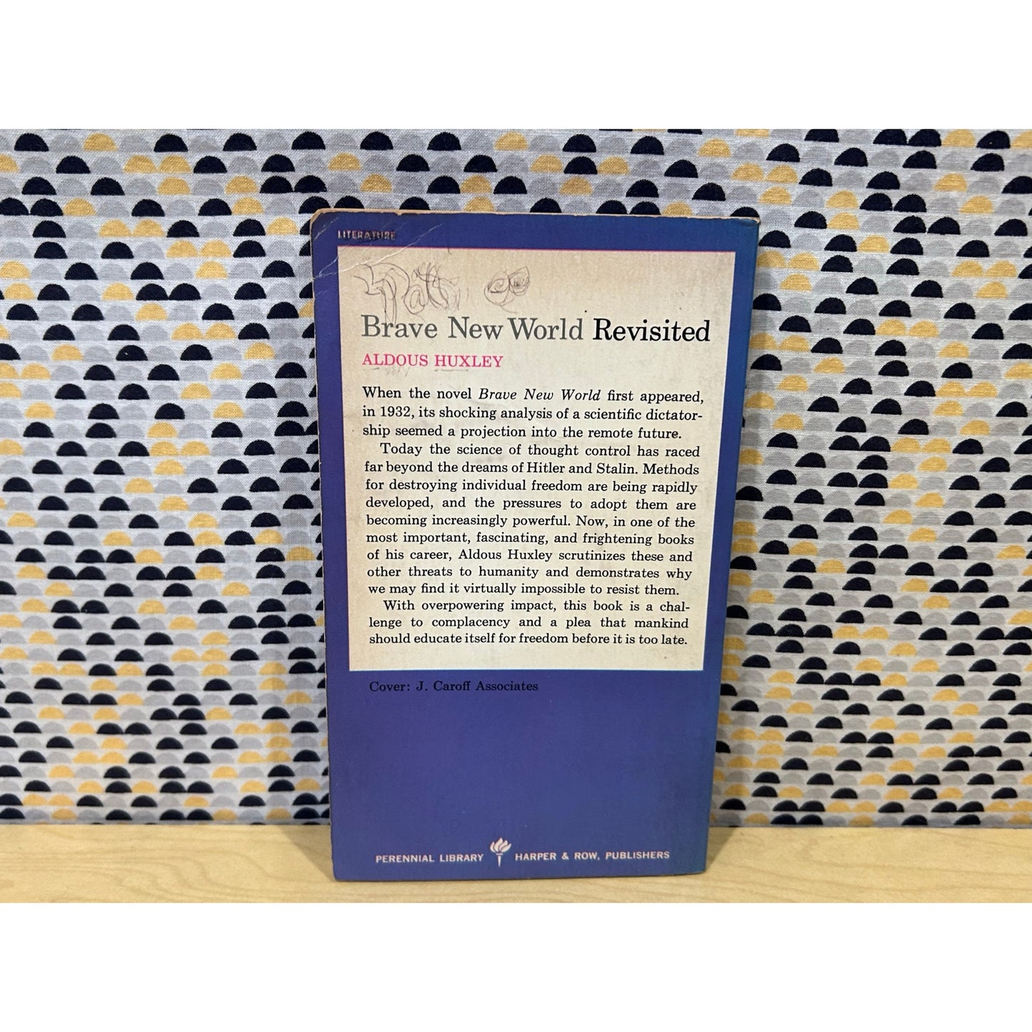 Brave New World Revisited - Aldous Huxley - Vintage Paperback - Perennial Edition