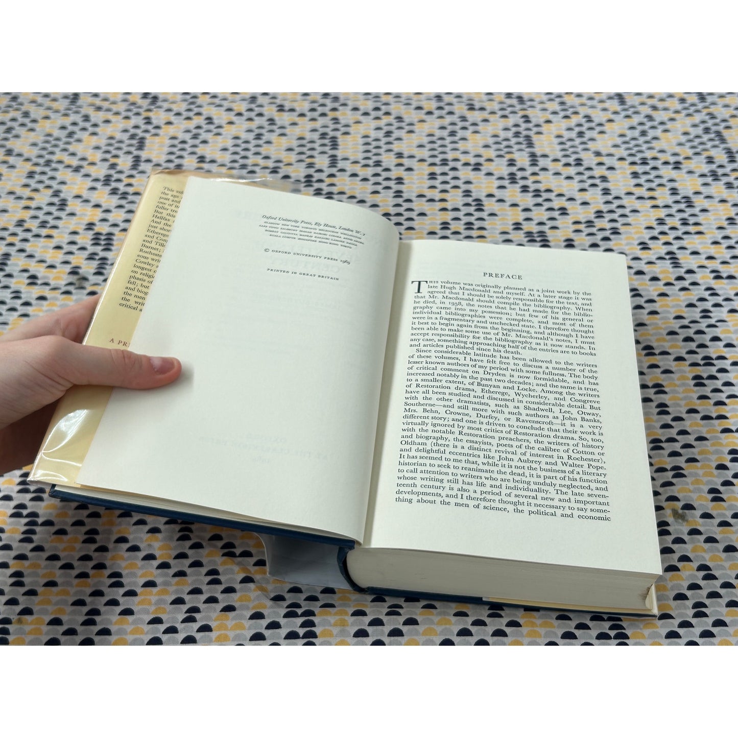 English Literature of the Late Seventeenth Century - James Sutherland - Oxford - Hardcover