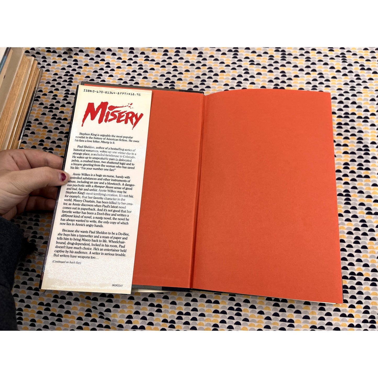 Misery - Steven King - Viking Books - Hardcover - 1st Edition 1st Print