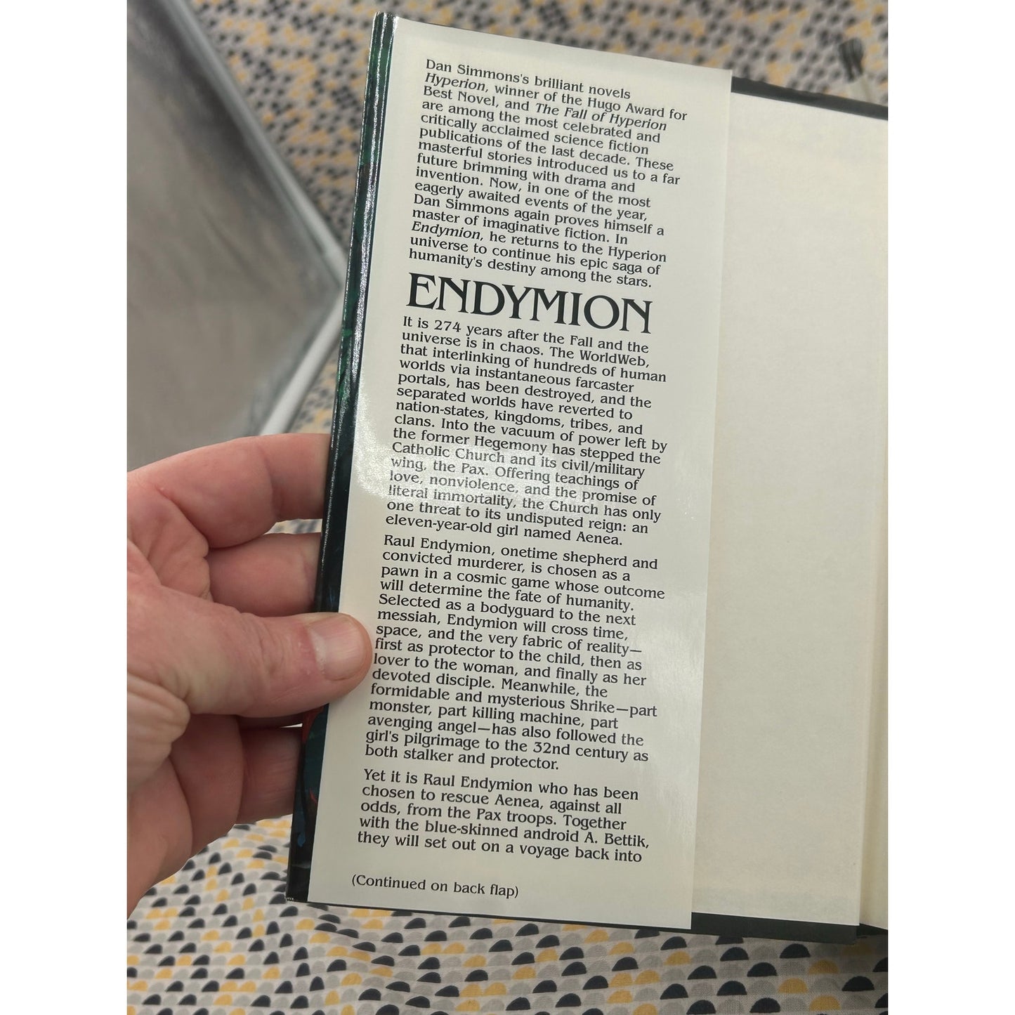 Dan Simmons - Endymion - Hyperion - Hardcover - Club Edition
