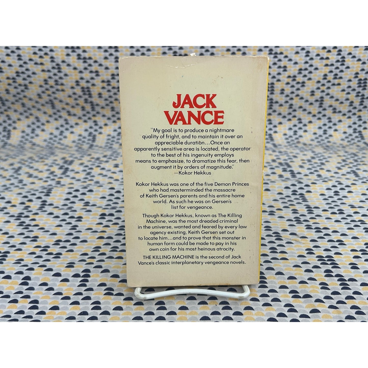 The Killing Machine - Jack Vance - Vintage Paperback Book - Daw Edition