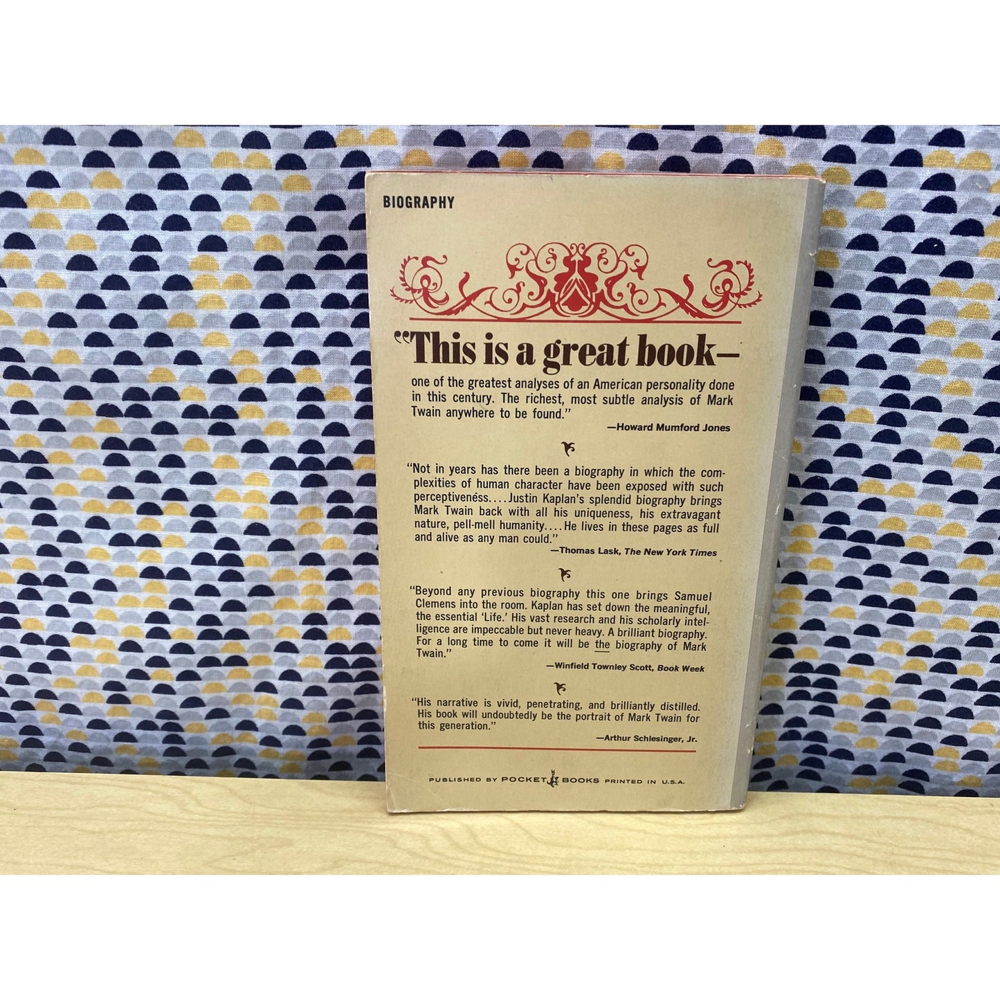 Mr. Clemens and Mark Twain - Justin Kaplan - Vintage Paperback Book