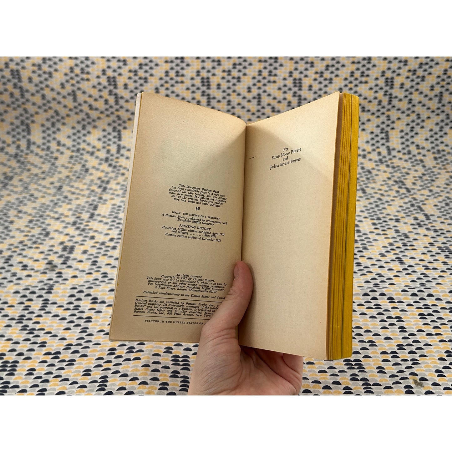 Diana: The Making of a Terrorist - Thomas Powers - Bantam Books - Paperback