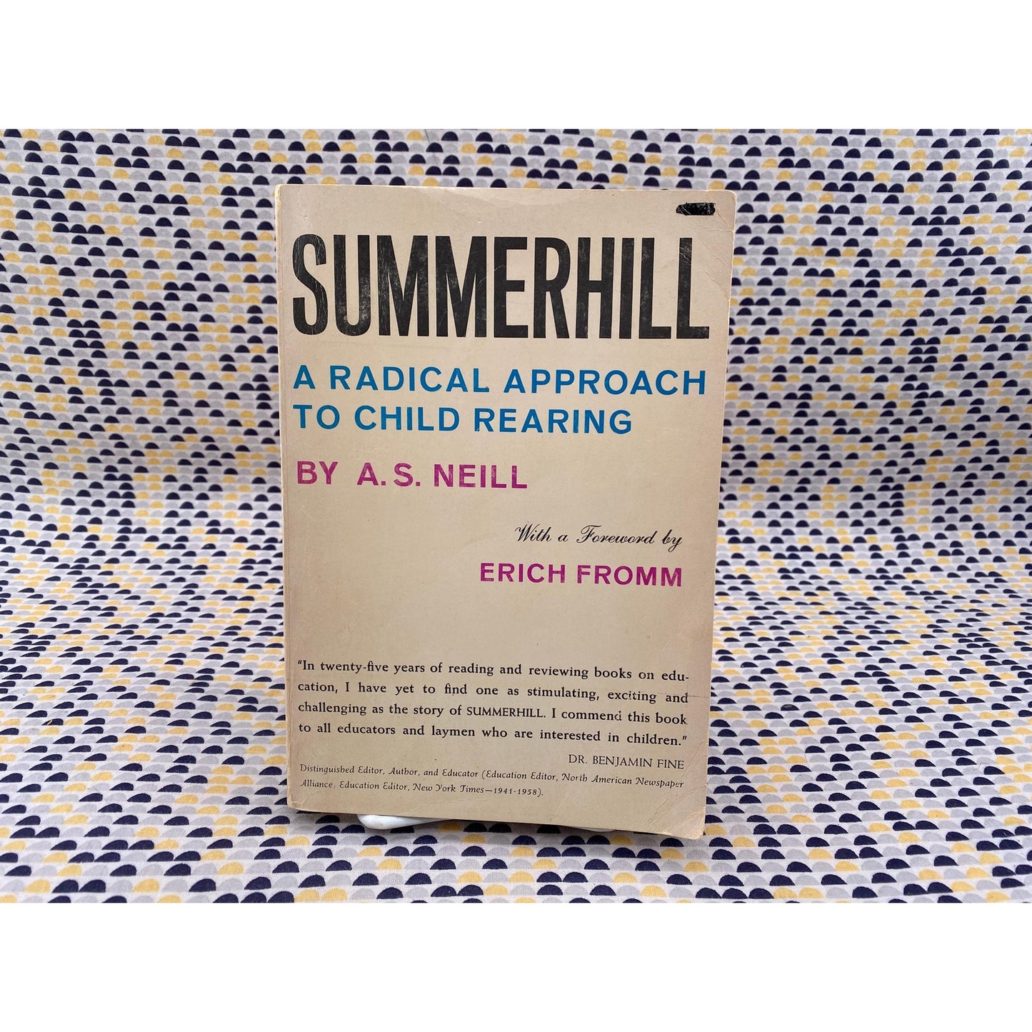Summerhill - For and Against - A.S. Neill Summerhill - Vintage Paperback Book - Hart Publishing