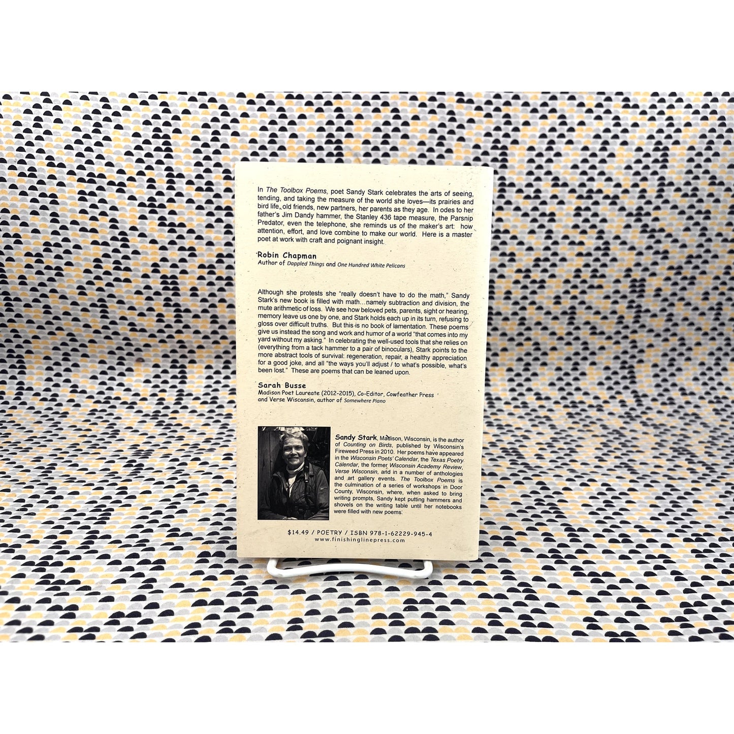 SIGNED COPY - The Toolbox Poems - Sand Stark - Finishing Line Press - Paperback