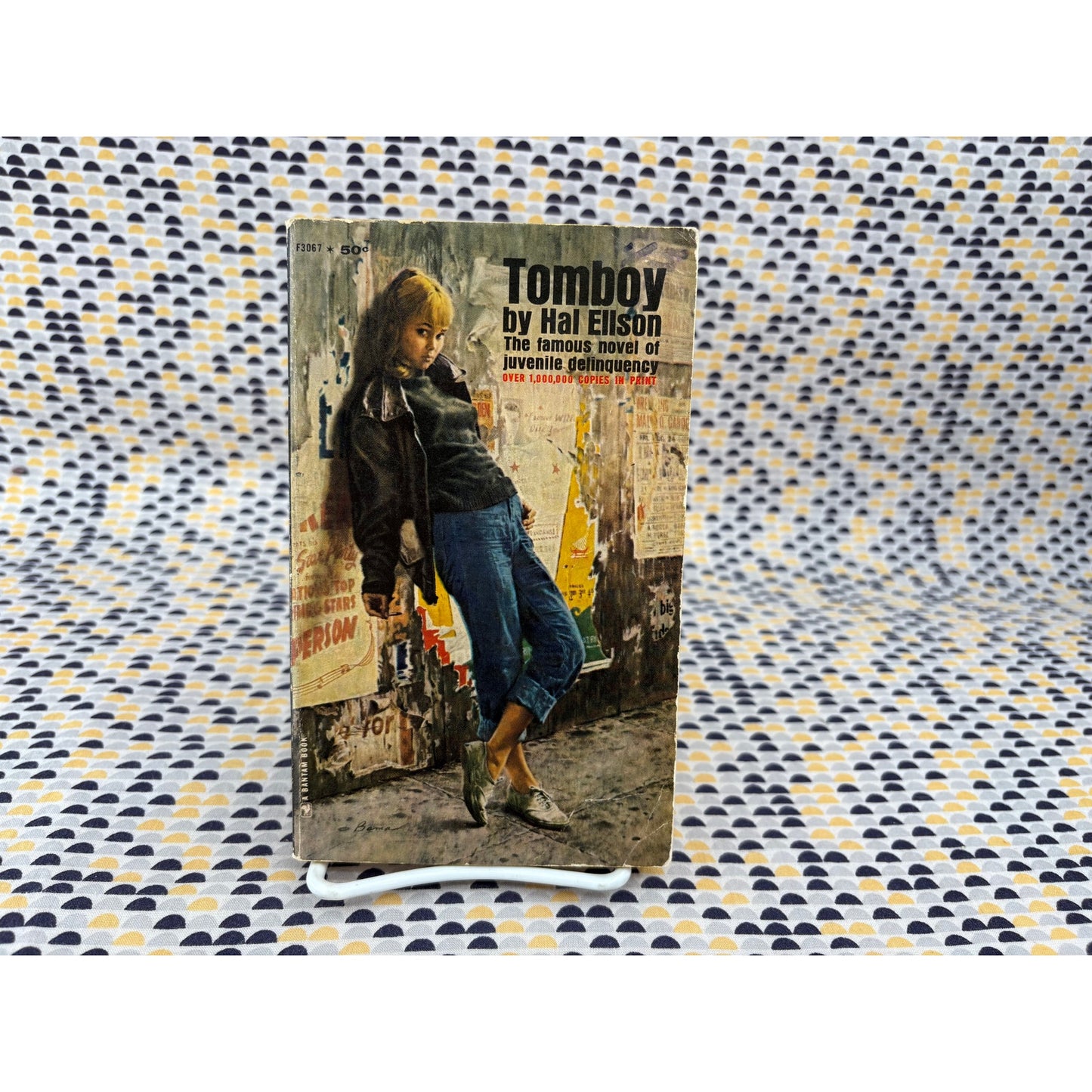 Tomboy - Hal Ellson - The Famous Novel of Juvenile Delinquency - Vintage Paperback Book - Bantam Edition