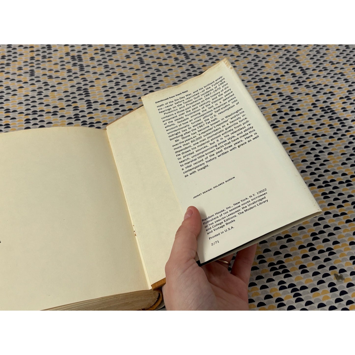 Polemics and Prophecies 1967-1970 - I. F. Stone - Random House - Hardcover - 1st Edition