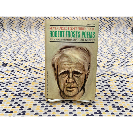 Robert Frost's Poems - Vintage Paperback Book - Washington Square Edition