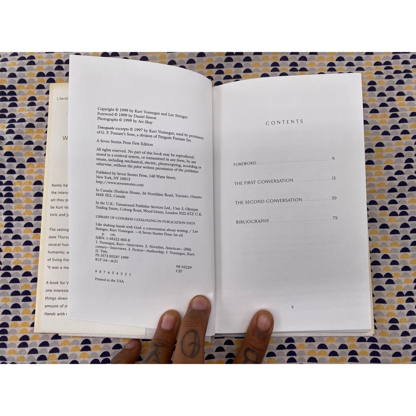 Like Shaking Hands With God - Kurt Vonnegut - Lee Stringer - Seven Stories Press - Hardcover