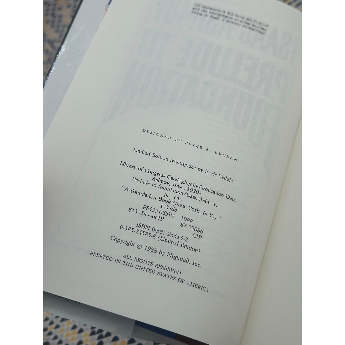 Isaac Asimov - Prelude to Foundation - Doubleday Hardcover - 1st Edition 1st Print