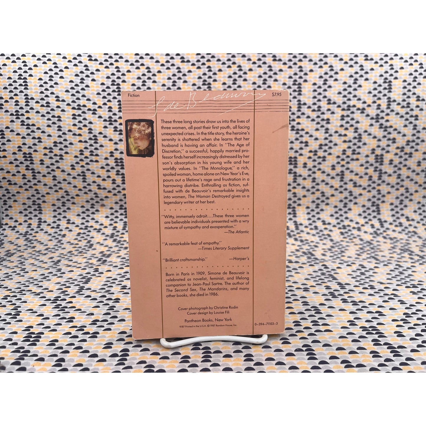 The Woman Destroyed - Simone De Beauvoir- Pantheon Books - Paperback