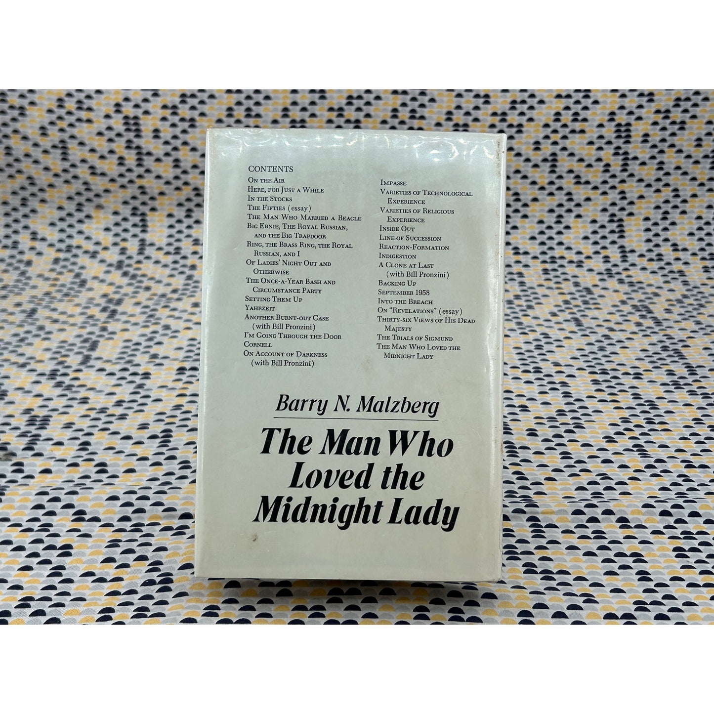 The Man Who Loved The Midnight Lady - Barry Malzberg - Doubleday -EX LIBRARY COPY