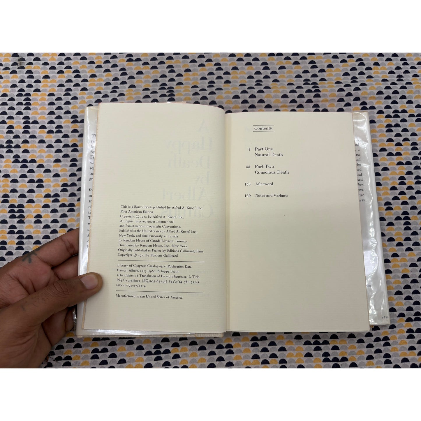 A Happy Death - Albert Camus - Knopf - Hardcover