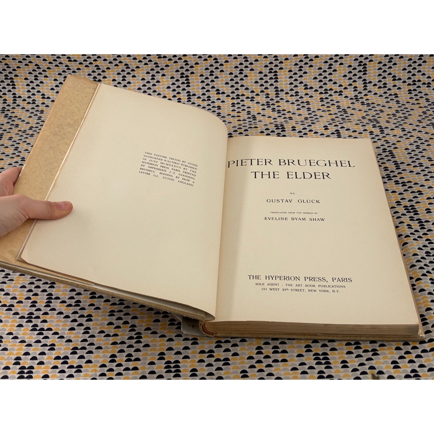 Pieter Brueghel The Elder - Gustav Gluck - Hyperion Press - Hardcover