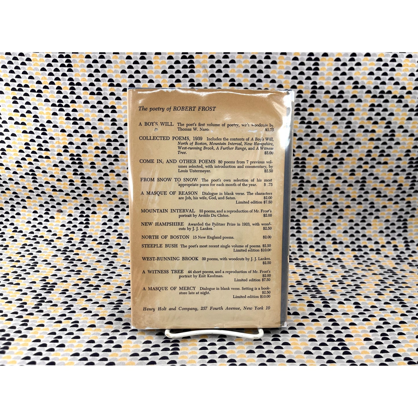 A Masque of Mercy - Robert Frost - Henry Holt & Company - Hardcover