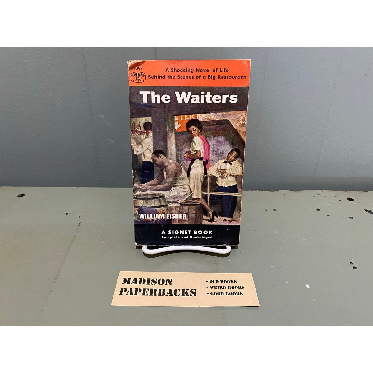 The Waiters - Wililam Fisher - Signet 1097 - Vintage Paperbacks