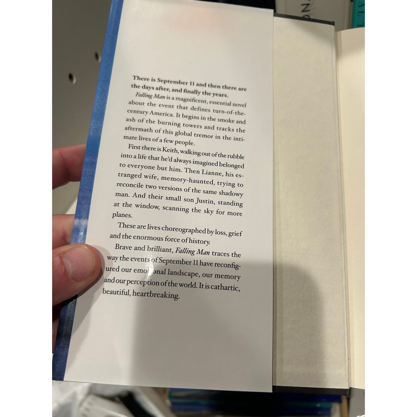 Falling Man - Don DeLillo - Scribner Books - Hardcover