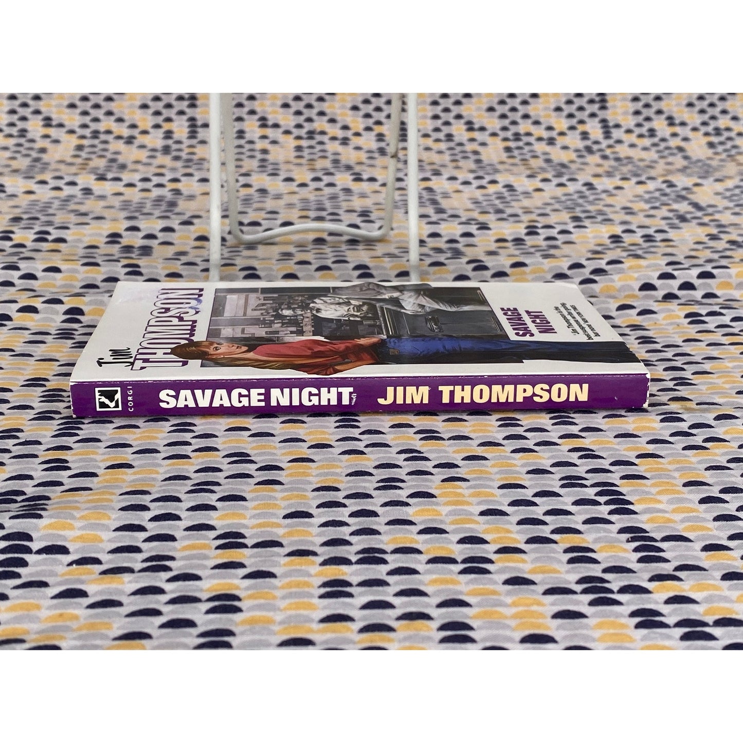 Savage Night - Jim Thompson - Vintage Paperback Book - Corgi Books Edition