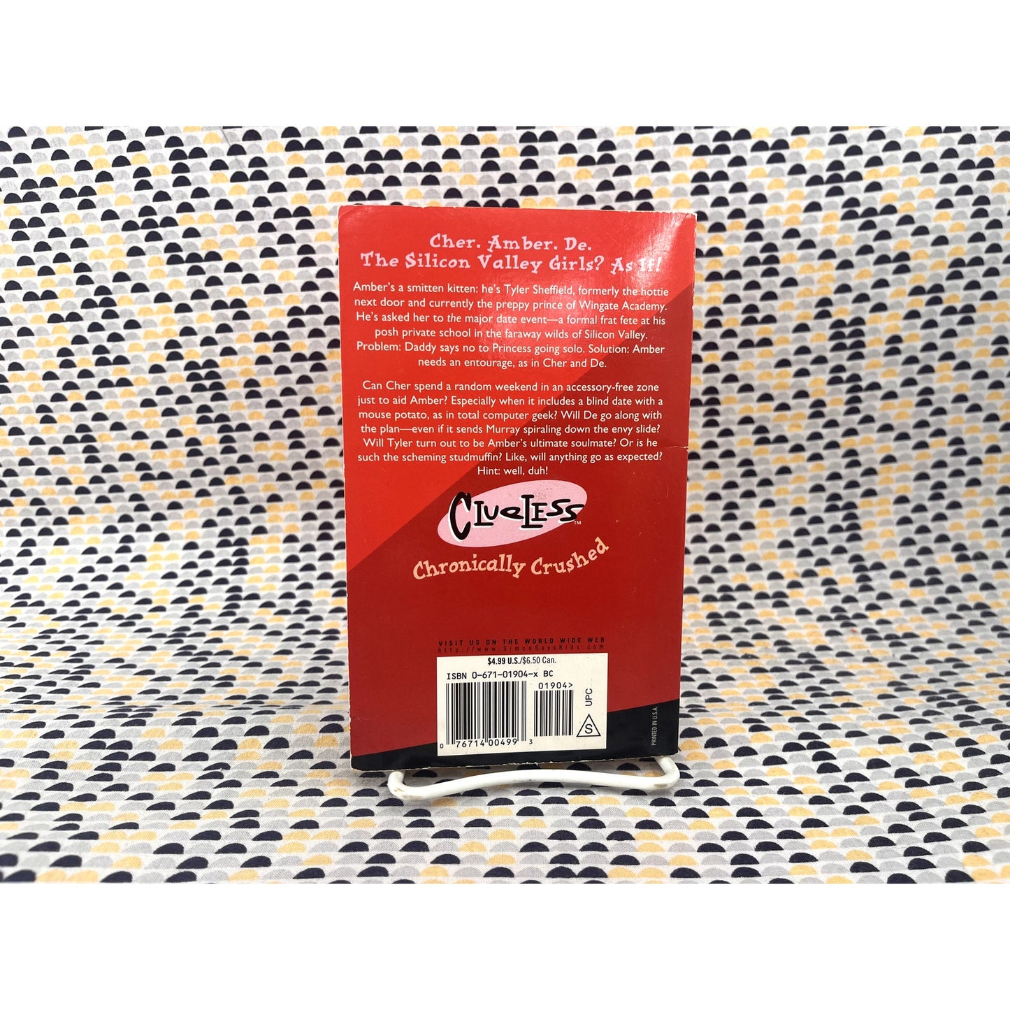 Clueless: Chronically Crushed - Randi Reisfeld - Archway Paperback - Movie Novelization Movie Tie-In Edition