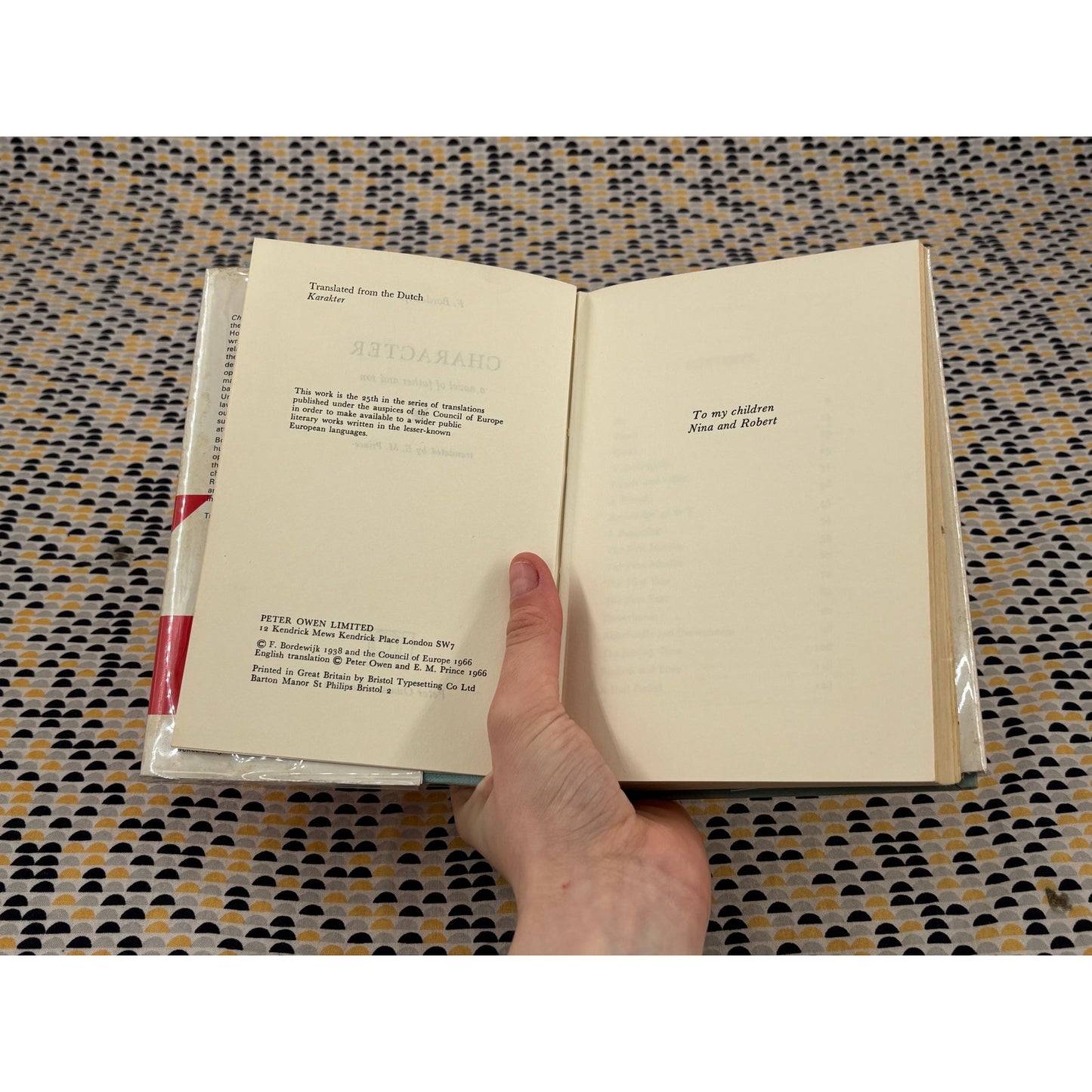 Character - F. Bordewijk - Peter Owen - Hardcover