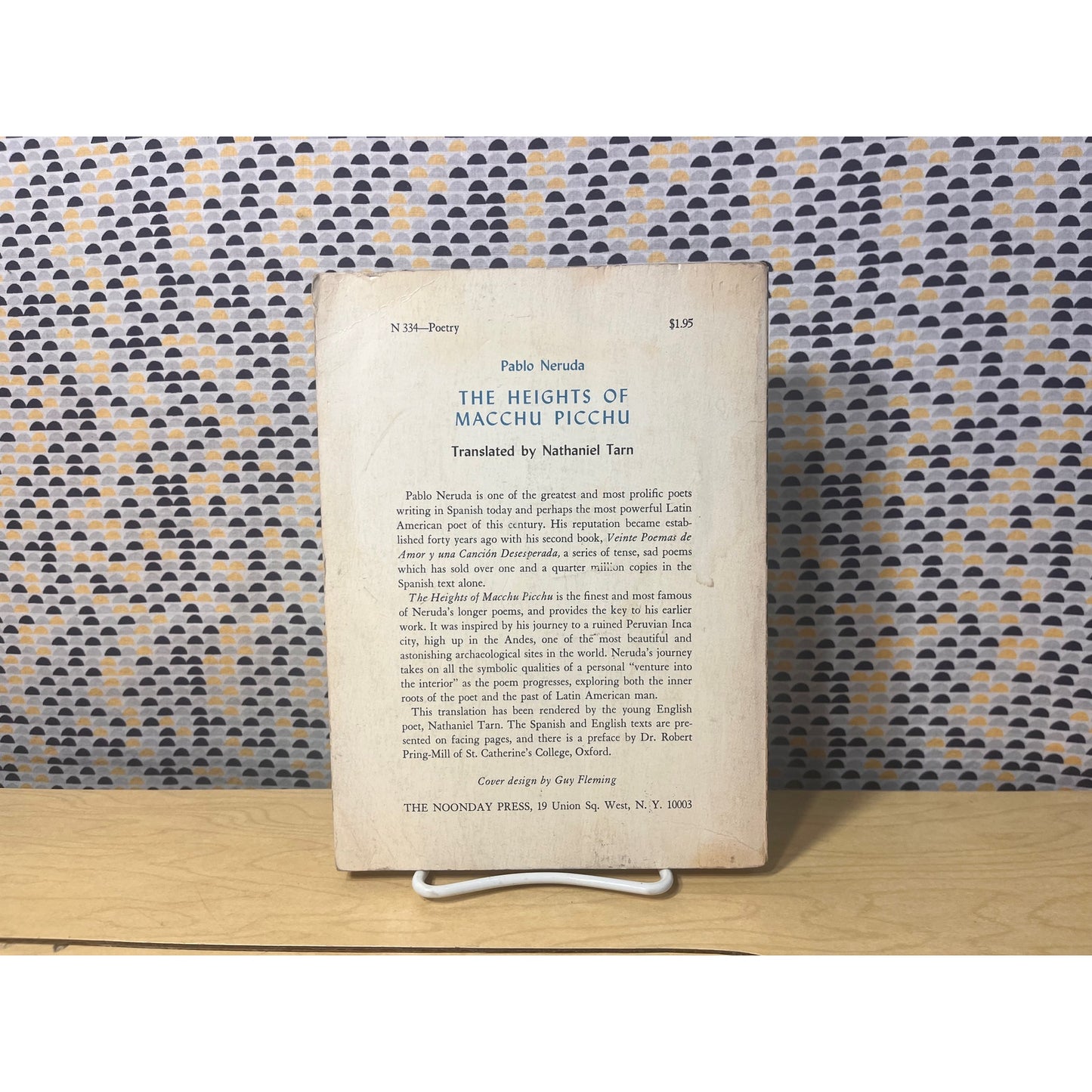 The Heights of Macchu Picchu - Pablo Neruda - Farrar, Straus & Giroux Books - Paperback